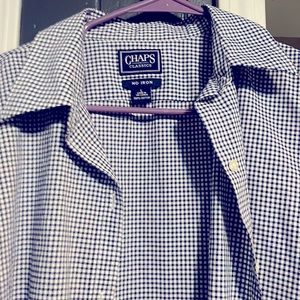 CHAPS CLASSIC LONG SLEVE BUTTON UP